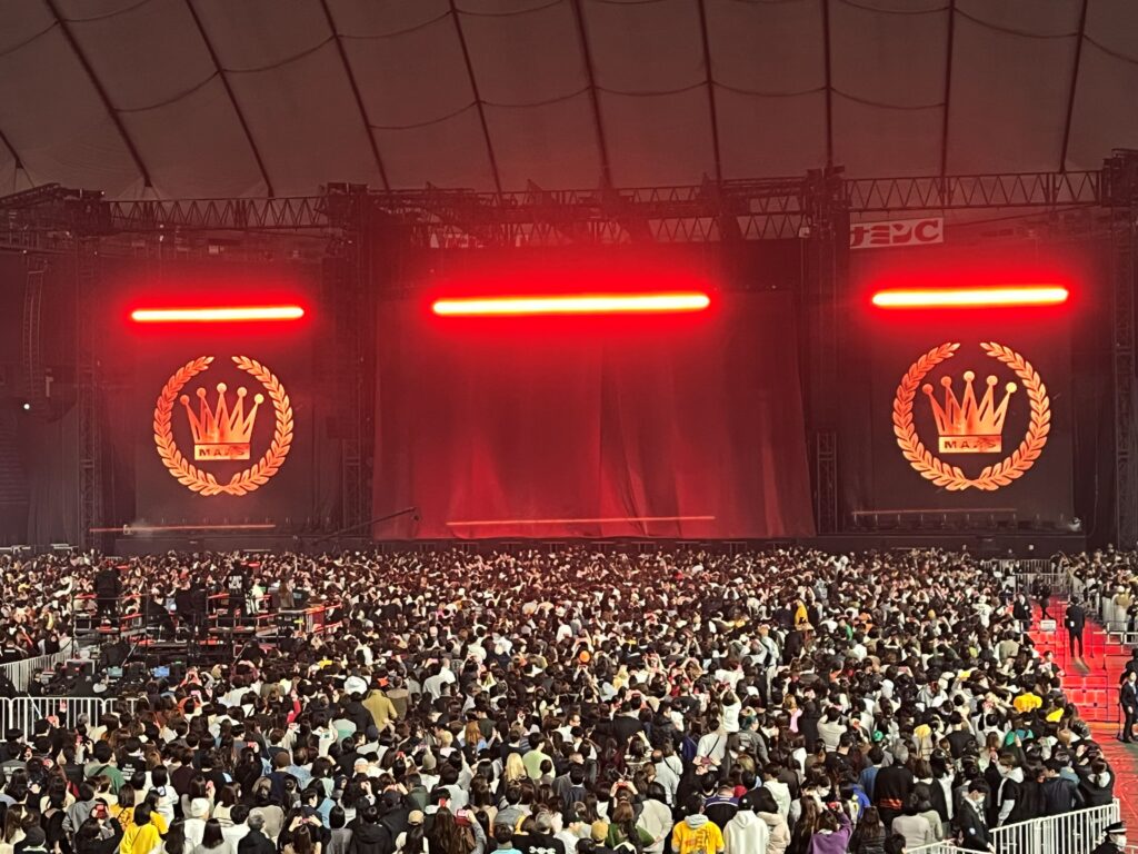 ライブ開演前の様子