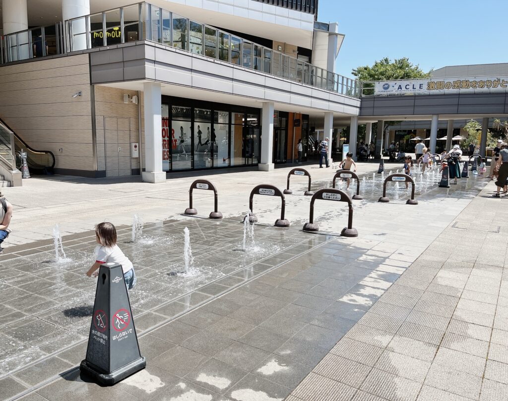 南町田グランベリーパーク水遊び場の写真